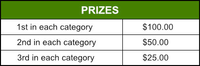 2025 BCPC Media Competition - Prizes Table